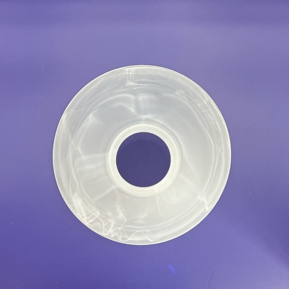 Single Faux Alabaster Bell Glass Shade - Picture 7 of 9